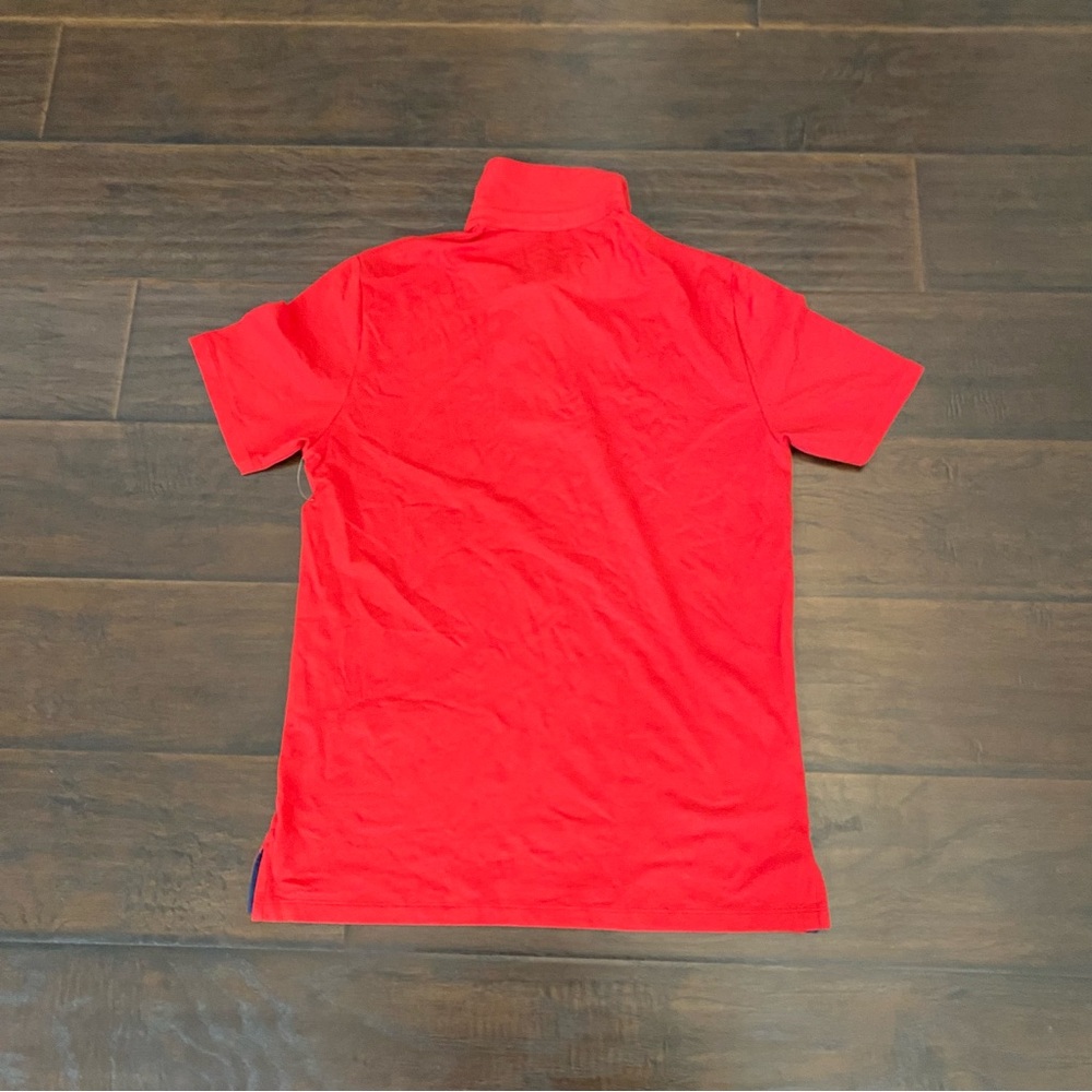 Tommy John Men's Pima cotton Red Polo Shirt size S - Picture 2 of 7